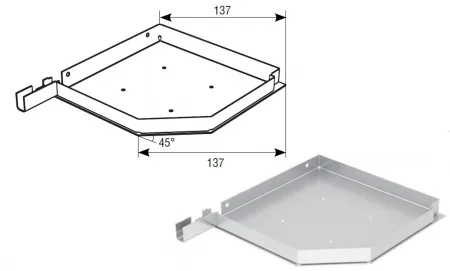 ДорХан Крышка боковая RSK13704 бежевая