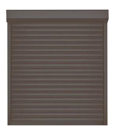 ДорХан Рольставни 2800х1400 цвета RAL 3000 (коричневый) взломостойкие с автоматикой