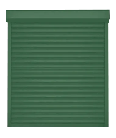 ДорХан Рольставни 2000х1100 цвета RAL 6005 (зелёный) взломостойкие с автоматикой