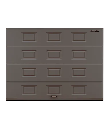 ДорХан Секционные ворота стальные 4500х2000 цвета RAL 3000 (коричневый) с дизайном 'филенка' с автоматикой