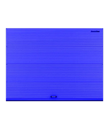 ДорХан Секционные ворота стальные 4500х2300 цвета RAL 5005 (синий) с дизайном 'волна' без автоматики